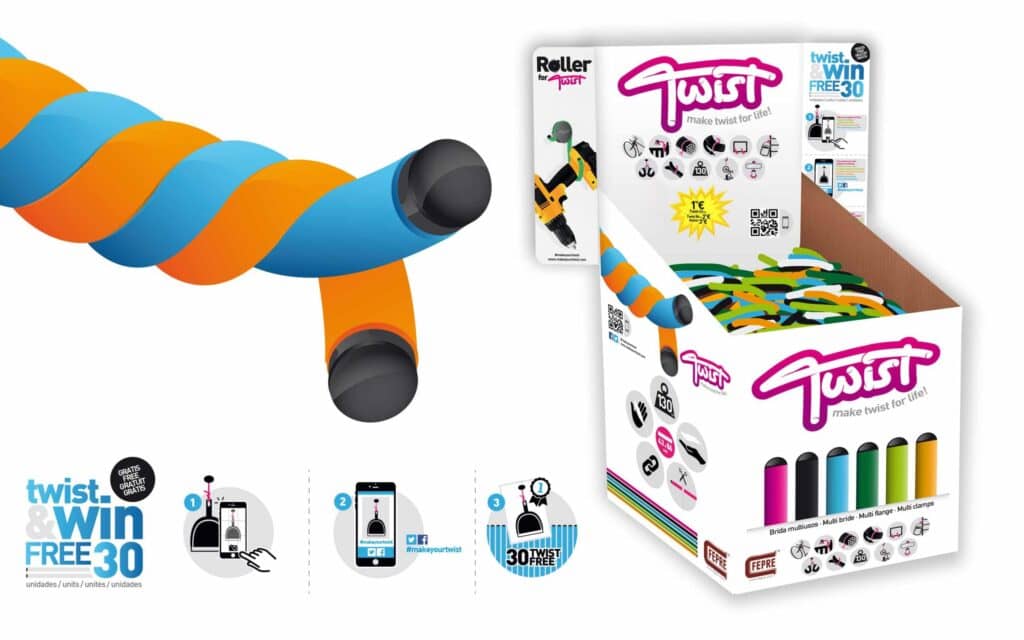 Imagen de producto de Twist de Fepre construida por Mariona Agency