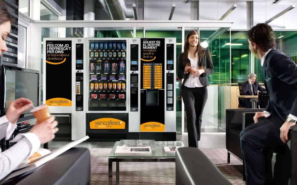 Rebranding de la empresa de vending Vencafesa por Mariona Agency