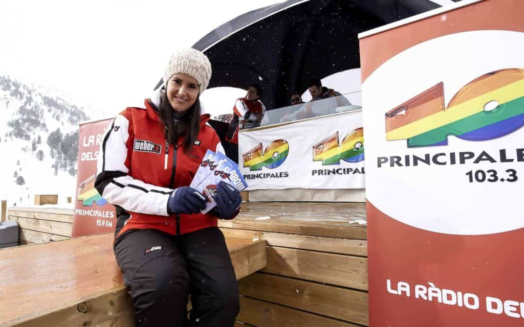 Público asistente a la activación invernal de Weber en Andorra