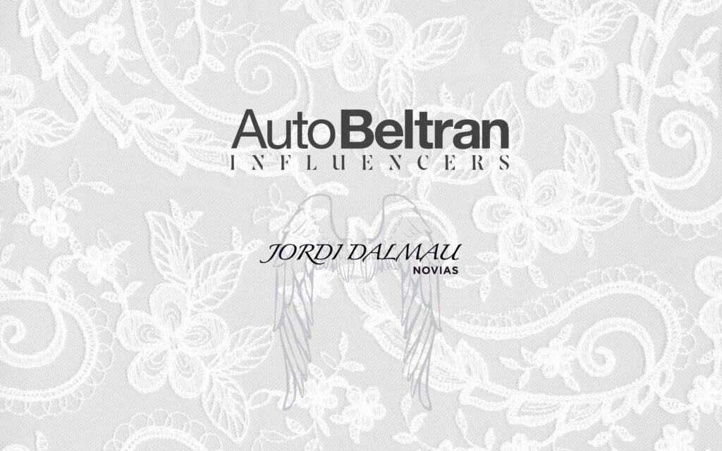 Gráfica AutoBeltrán Influencers con Jordi Dalmau Novias sobre encaje