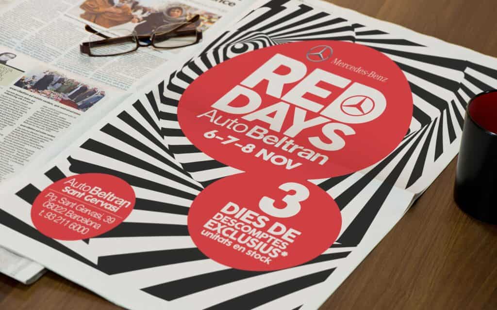 Folletos de Red Days con tres días de descuentos exclusivos