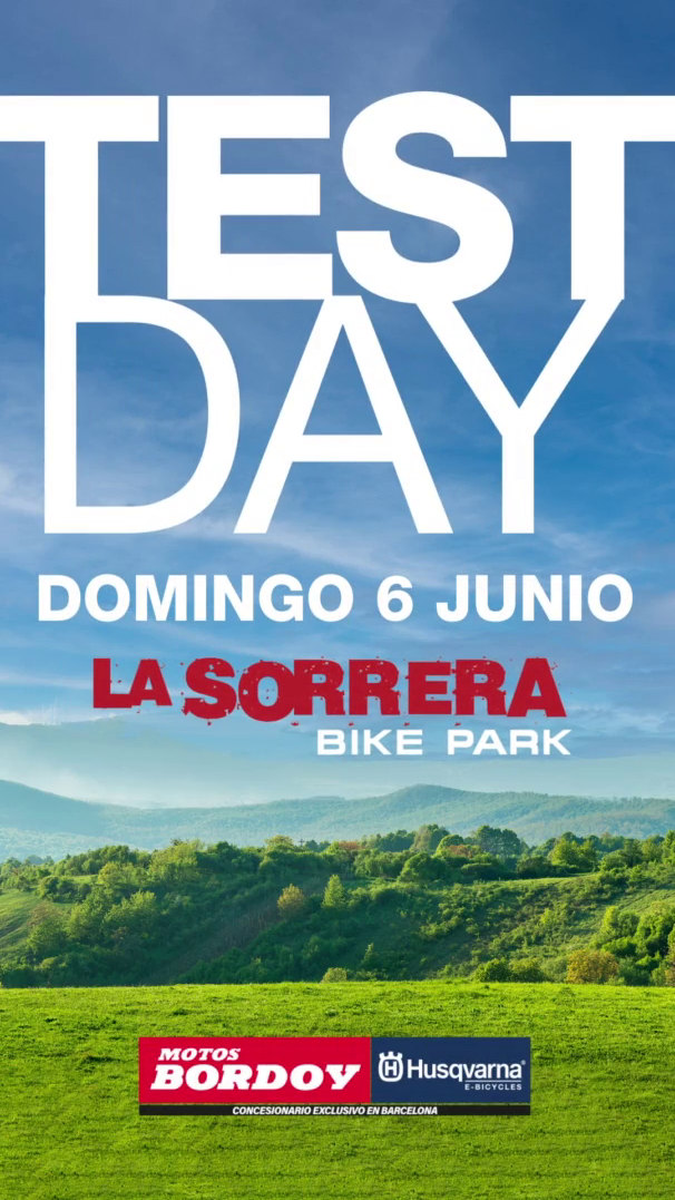 Story del Test Day de bicicletas eléctricas de Husqvarna en un bike park