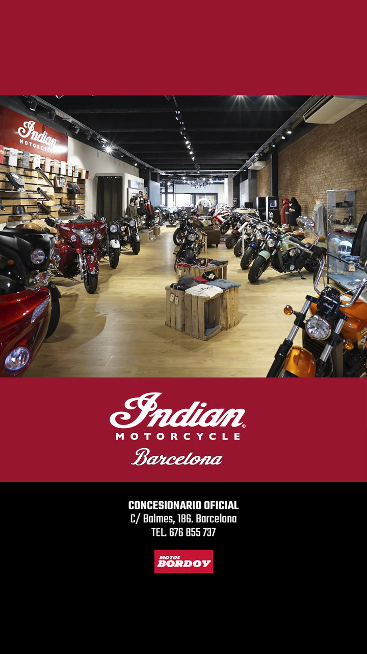 Story de Indian Motorcycle Barcelona: la tienda