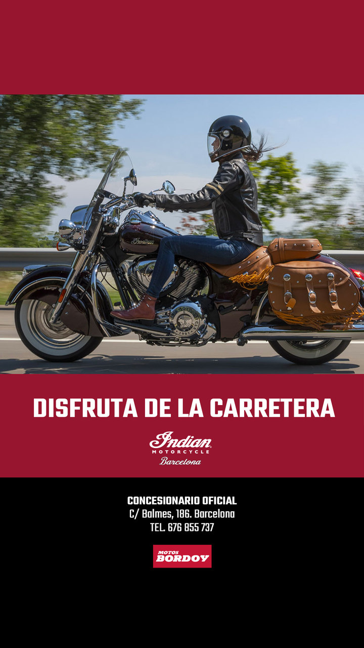 Story de Indian Motorcycle Barcelona: disfruta de la carretera
