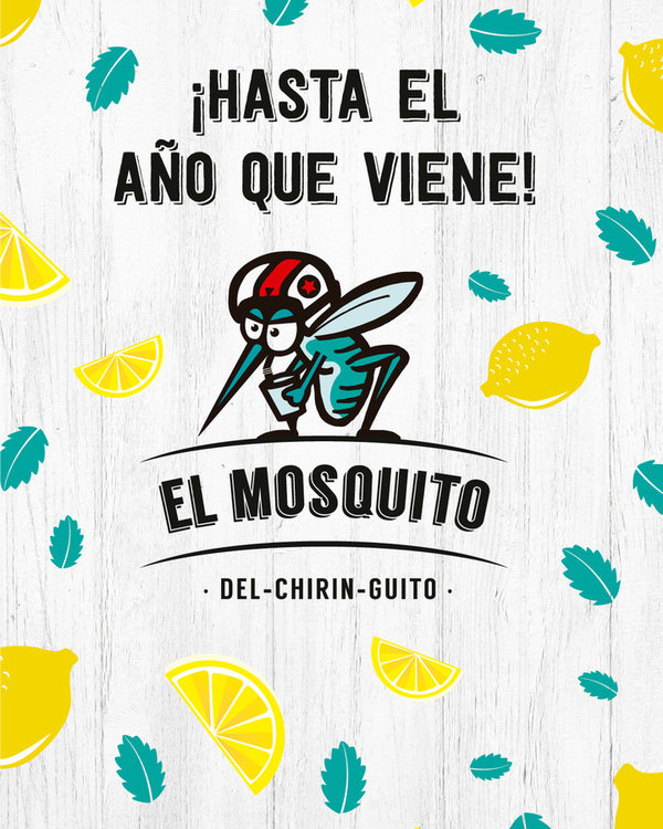 El mosquito de El Mosquito, entre limones y hojas