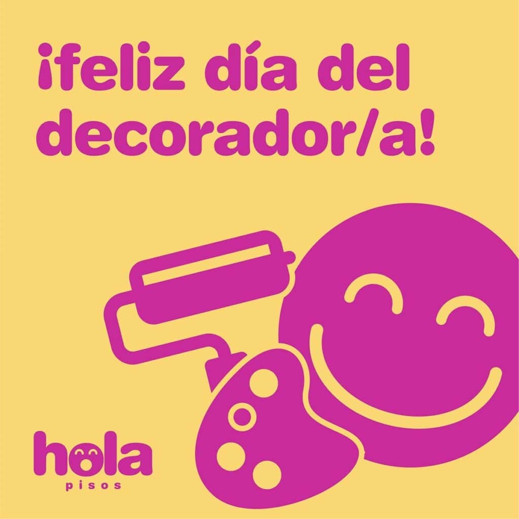 Publicación de Hola Pisos por el día del decorador