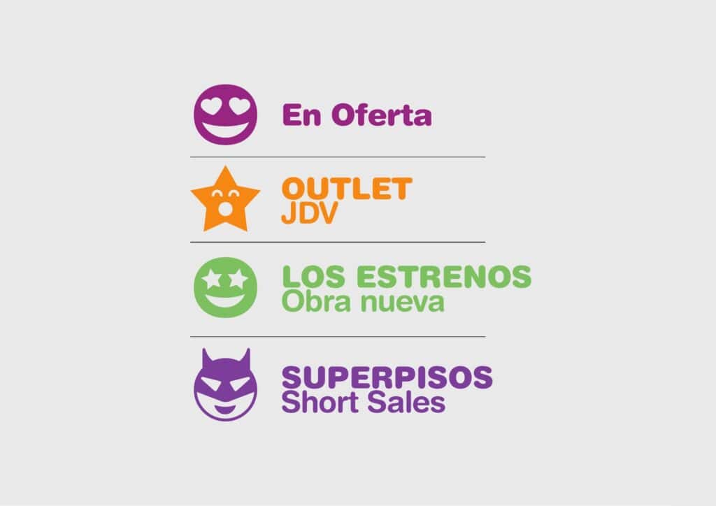 Submarcas de Hola Pisos: En Oferta, Outlet, Los Estrenos y Superpisos