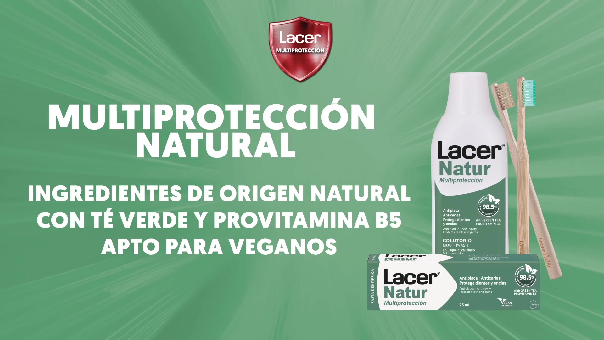 Fotograma del vídeo de producto: Multiprotección natural, Lacer Natur