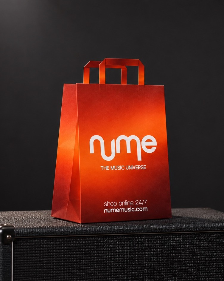 Bolsa de nUme con el degradado de la marca