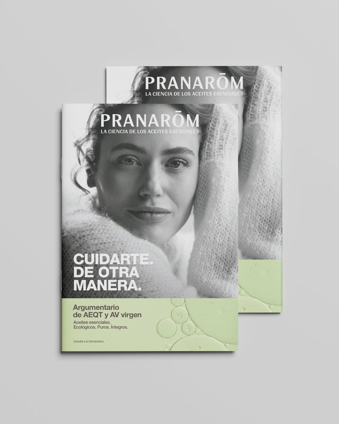 Argumentario de Pranarôm «Cuidarte. De otra manera.» impreso