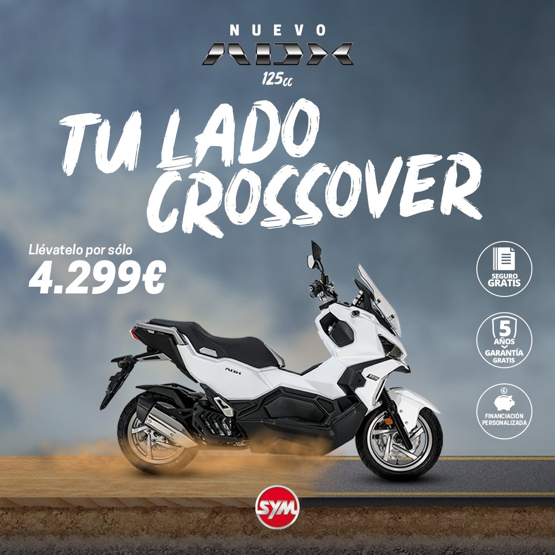 Campaña del nuevo ADX 125 de SYM: «Tu lado crossover»