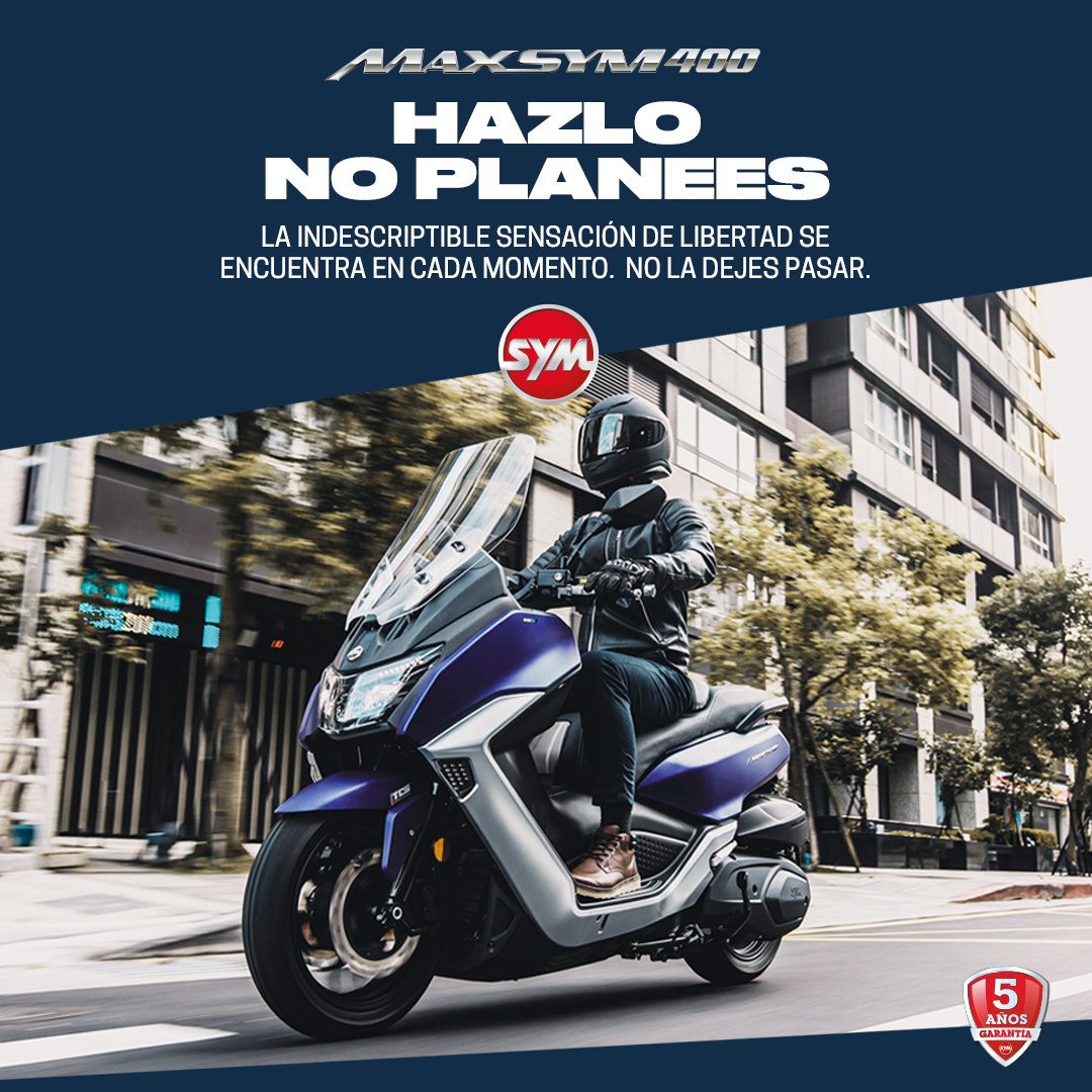 Campaña del Maxsym 400: «Hazlo, no planees»