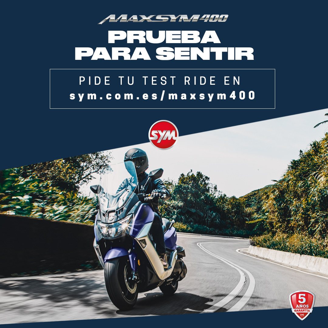 Campaña del Maxsym 400: «Prueba para sentir»