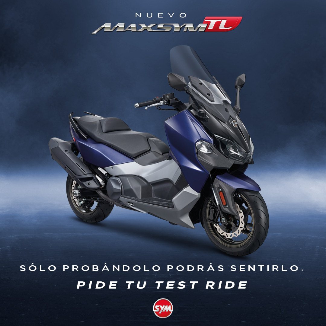 Campaña del nuevo Maxsym TL: «Sólo probándolo podrás sentirlo. Pide tu test ride»