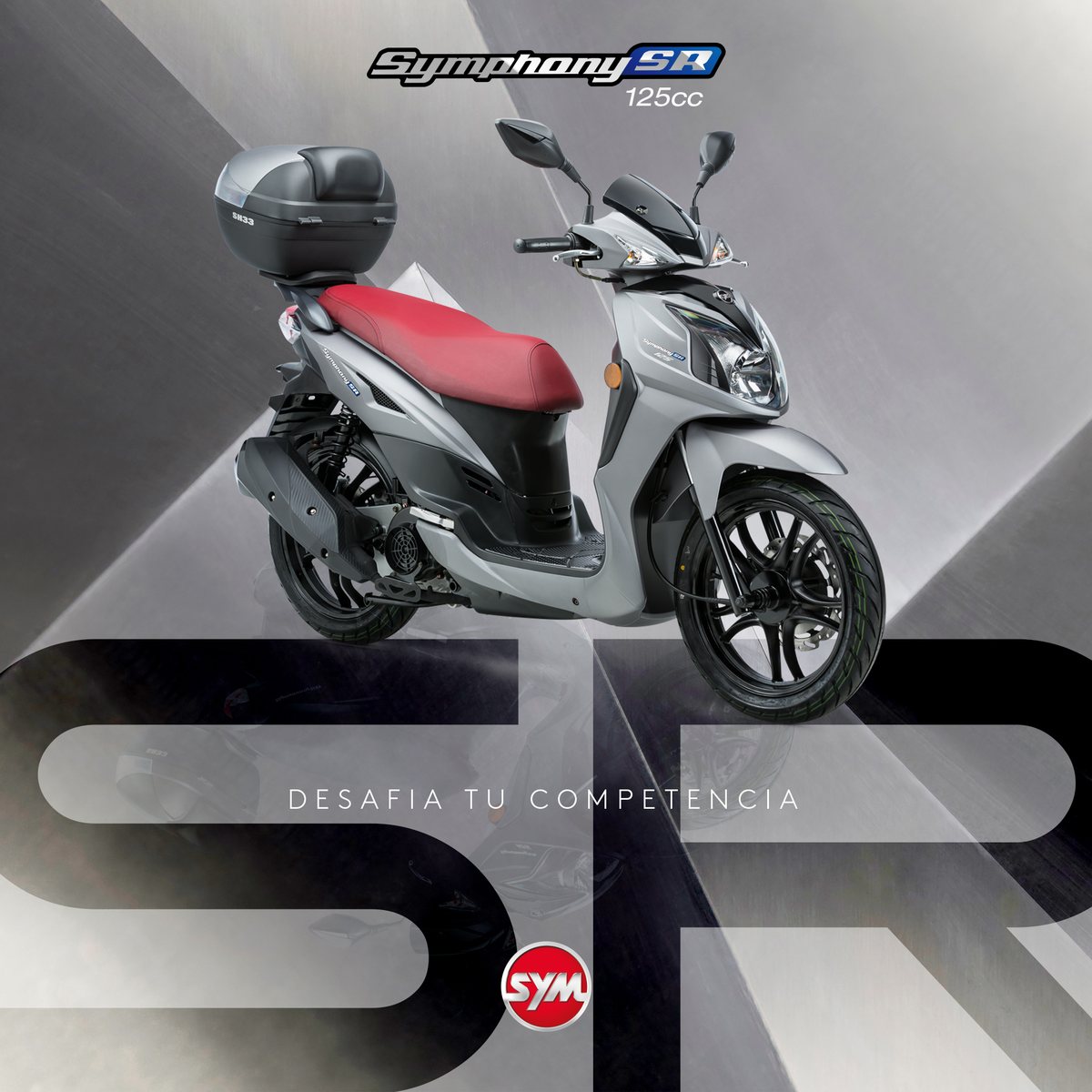 Campaña del Symphony SR 125 de SYM: «Desafía tu competencia»