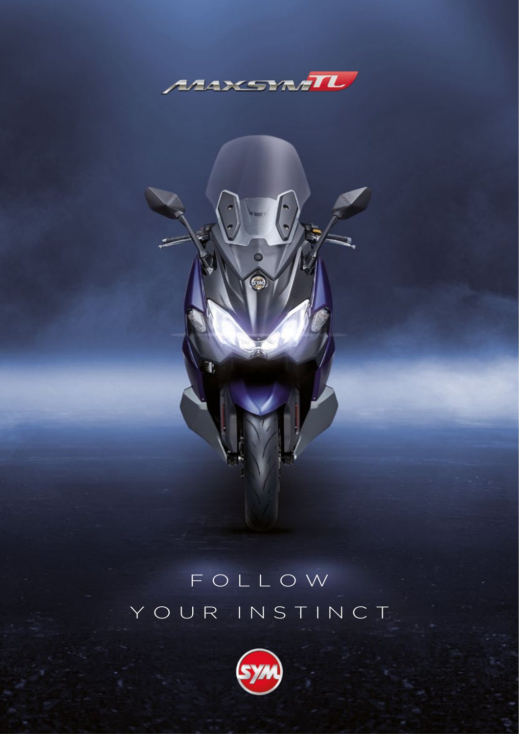 Portada del catálogo Maxsym TL: «Follow your instinct»