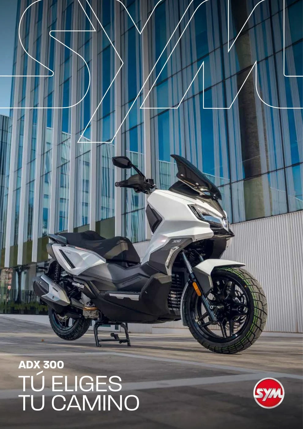Portada del catálogo de 2025 del ADX 300: «Tú eliges tu camino»