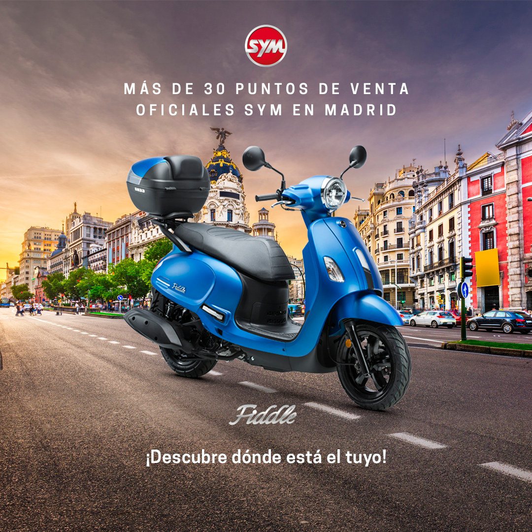 Campaña de SYM en Madrid: más de 30 puntos de venta oficiales
