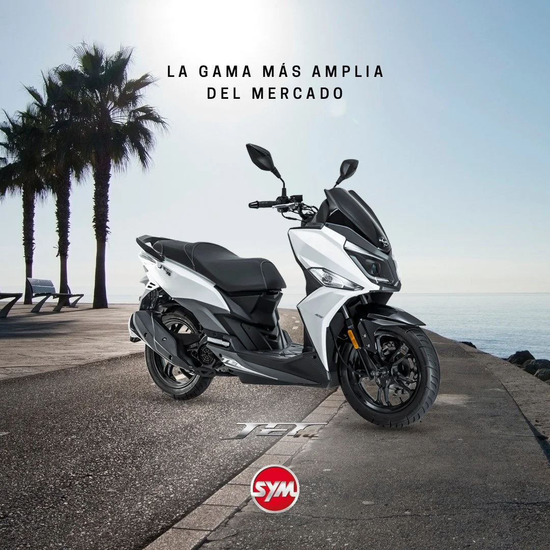 Campaña de SYM en Mallorca: la gama más amplia del mercado, entre palmeras
