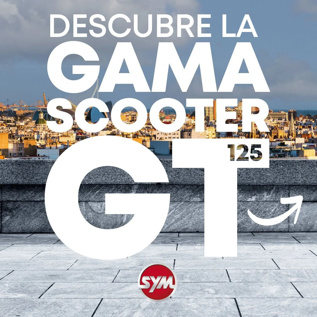 Campaña de SYM en Valencia: descubre la gama Scooter GT 125