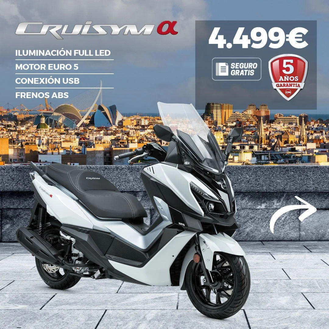Campaña de SYM en Valencia: Cruisym α