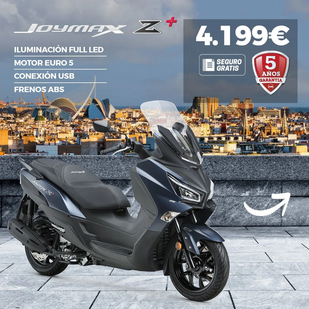 Campaña de SYM en Valencia: Joymax Z+
