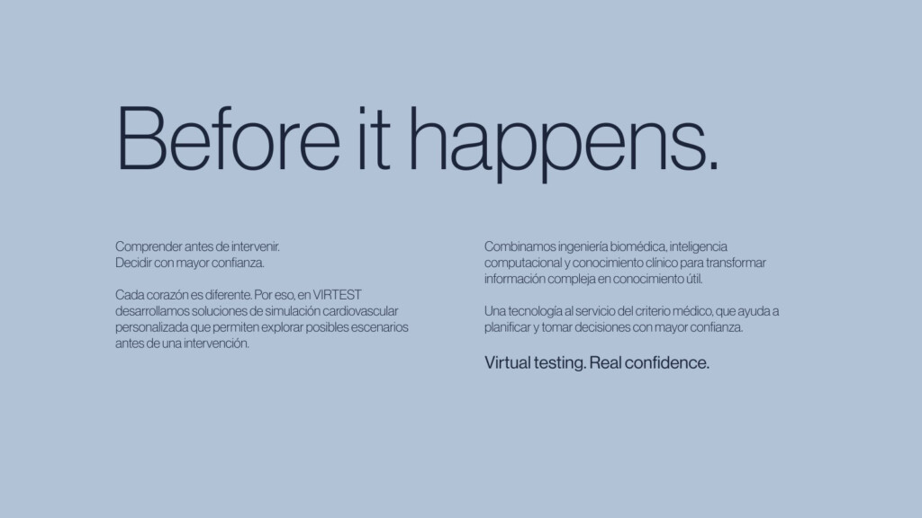 Manual de Virtest: «Before it happens.»