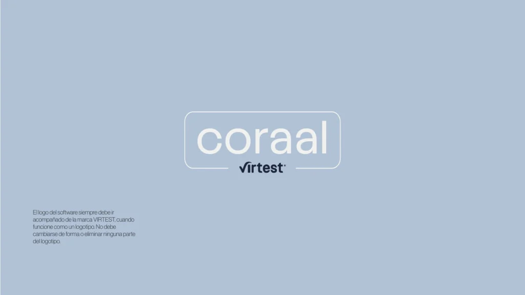 Manual de Virtest: el logotipo del software Coraal