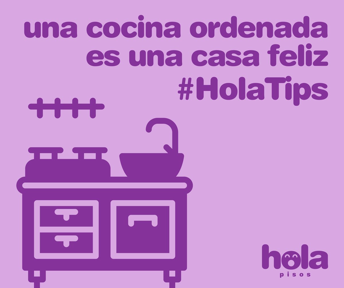 Hola Pisos post: “Una cocina ordenada es una casa feliz” (A tidy kitchen is a happy home), #HolaTips