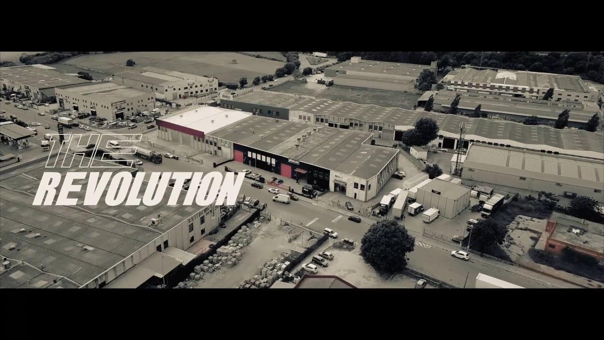 The Revolution: la fábrica de Yasuni en Canovelles desde el aire, al empezar la presentación internacional